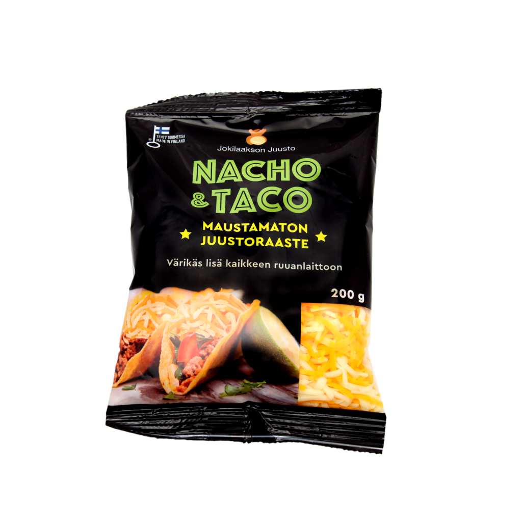 nacho ja taco juustoraaste pakkaus